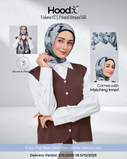 [★New] HoodX Printed Set in Earl