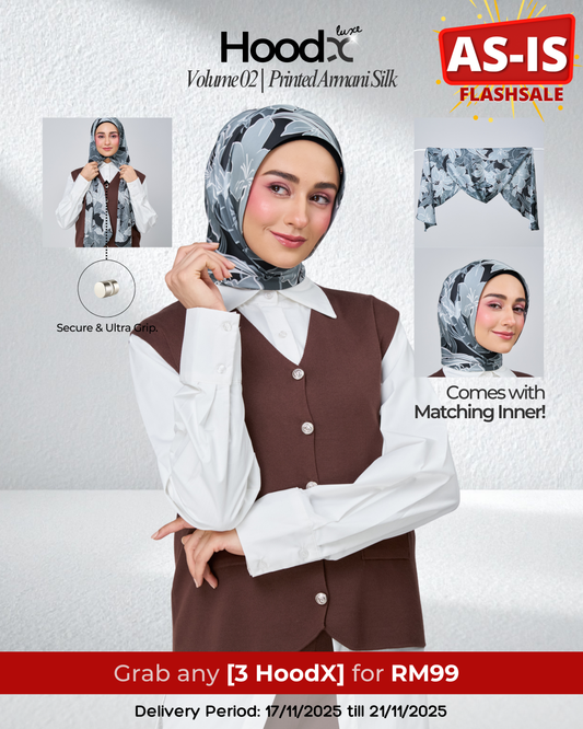 [As-Is] HoodX Printed Set in Earl