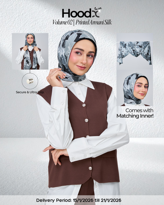 [★New] HoodX Printed Set in Earl