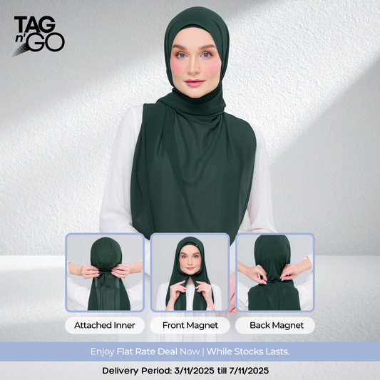 3IN1 Instant Faith Tag n' Go in Emerald Green