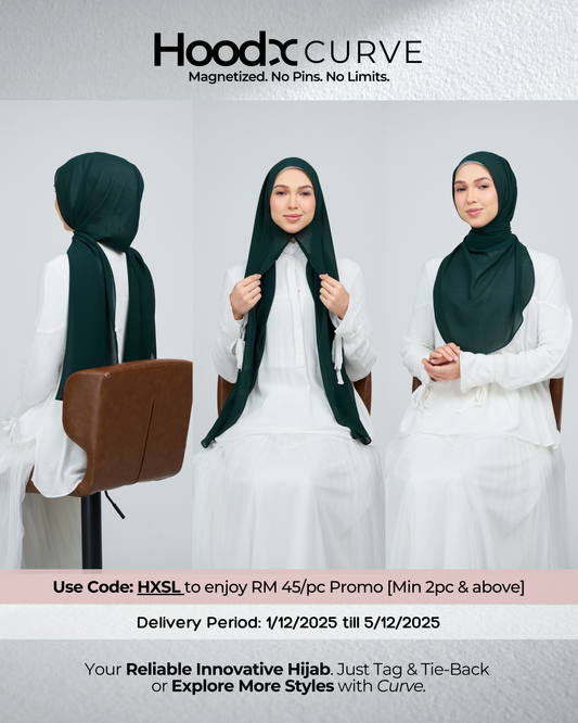 HoodX Curve in Deep Emerald