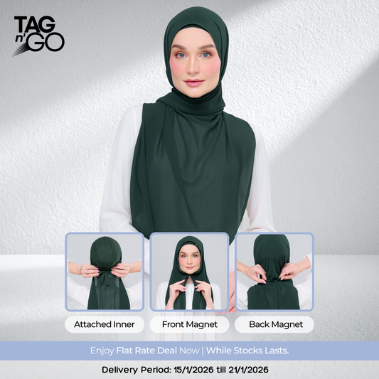 3IN1 Instant Faith Tag n' Go in Emerald Green