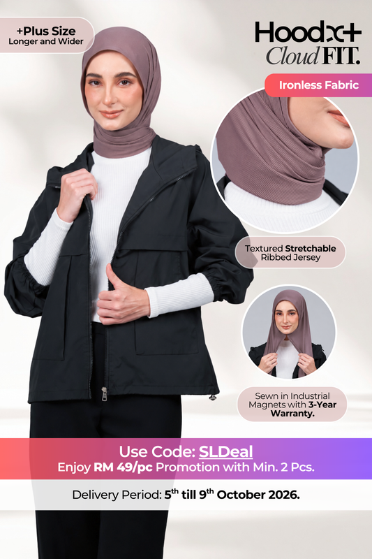 [★ New Colour] HoodX+ CloudFit in Espresso