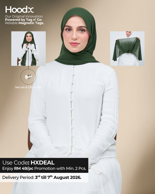 HoodX in Forest Green