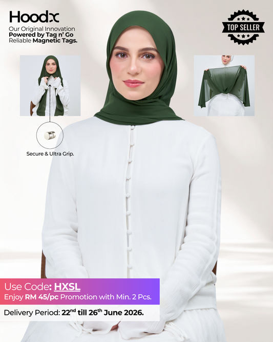 HoodX in Forest Green
