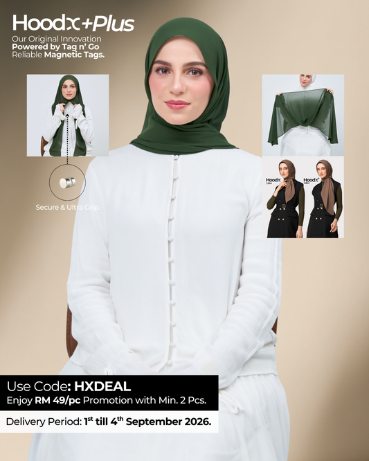HoodX⁺Plus in Forest Green