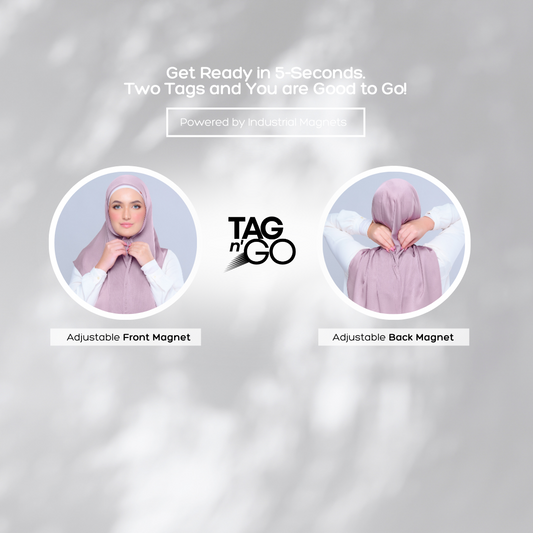 'New' Instant Tag & Go | Textured Satin in Nude Berry