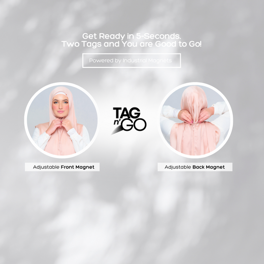 'New' Instant Tag & Go | Textured Satin in Rose Gold