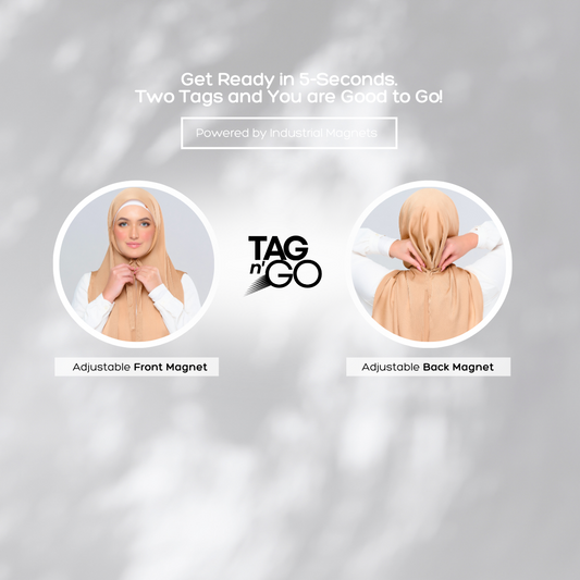 'New' Instant Tag & Go | Textured Satin in Royal Tan