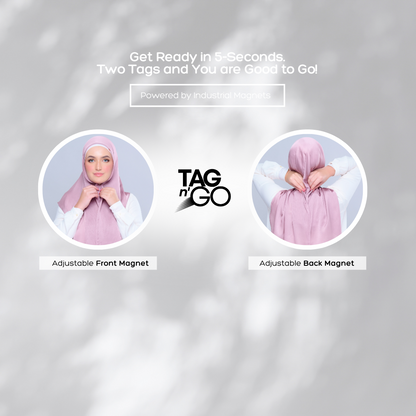Instant Tag & Go | Textured Satin in Unicorn Pink