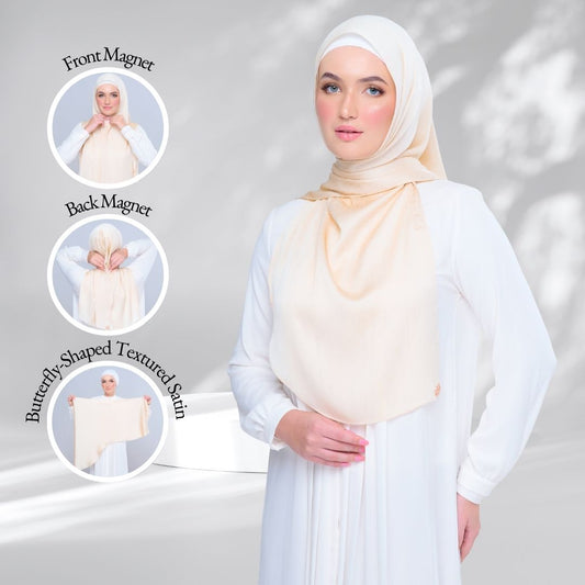 Instant Tag & Go | Textured Satin in Classic Cream