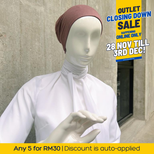 [Outlet Stocks] Viscose Snowcap in Wineberry