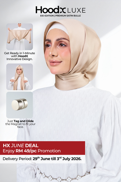 HoodX Luxe Volume 02 in Golden Nude