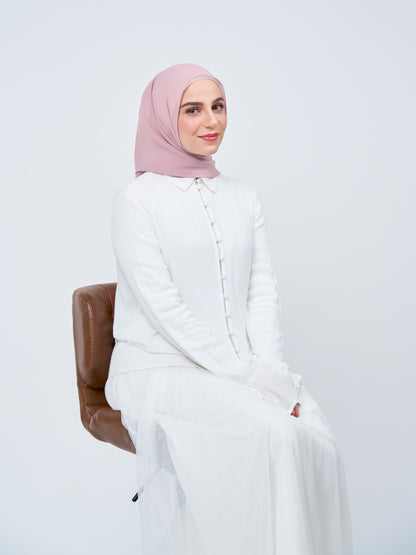 HoodX & Matching Inner Combo in Dusty Pink