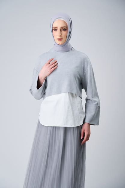 HoodX Curve in Chrome [Korean Chiffon]