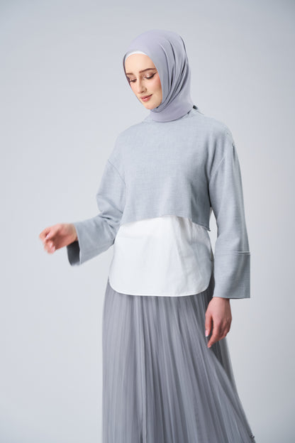 HoodX Curve in Chrome [Korean Chiffon]