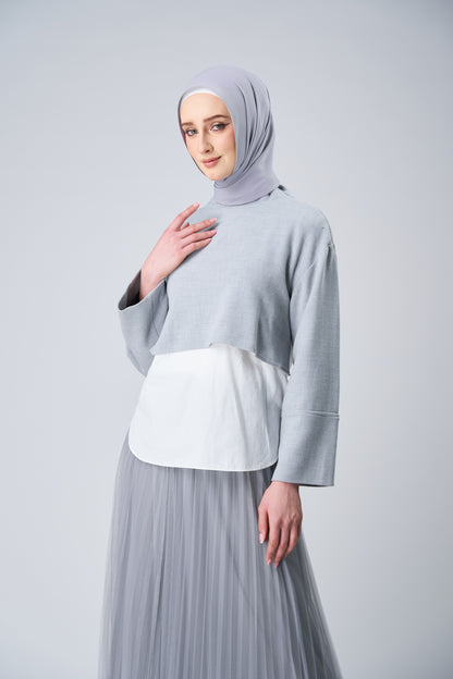 HoodX Curve in Chrome [Korean Chiffon]