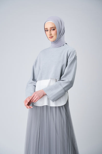 HoodX Curve in Chrome [Korean Chiffon]