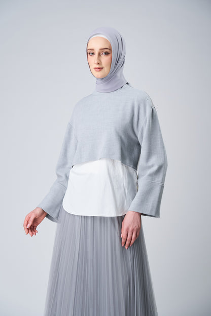 HoodX Curve in Chrome [Korean Chiffon]