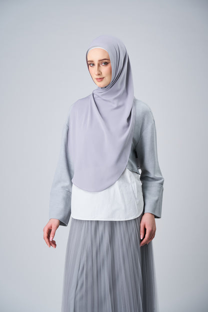 HoodX Curve in Chrome [Korean Chiffon]