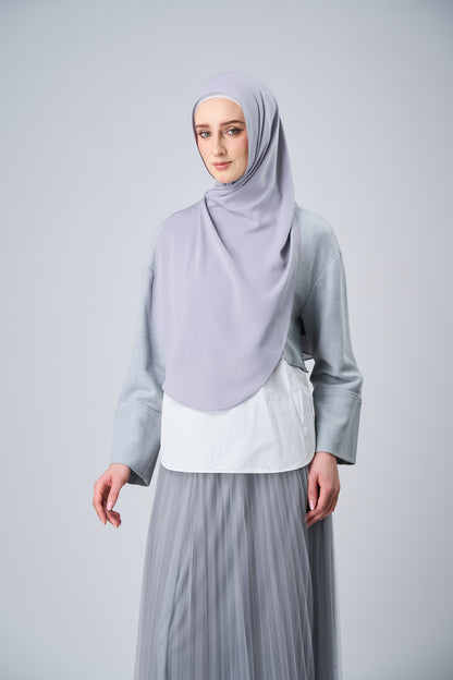 HoodX Curve in Chrome [Korean Chiffon]