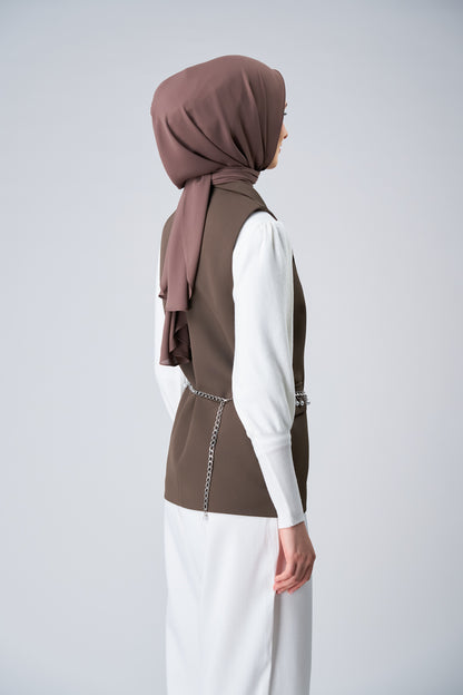 HoodX Curve in Espresso [Korean Chiffon]