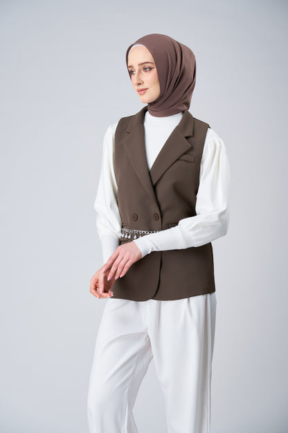 HoodX Curve in Espresso [Korean Chiffon]