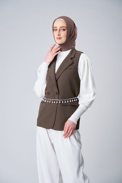 HoodX⁺Plus Curve in Espresso [Korean Chiffon]