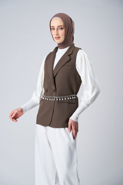 HoodX⁺Plus Curve in Espresso [Korean Chiffon]