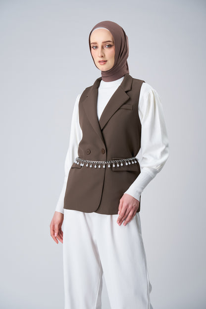 HoodX Curve in Espresso [Korean Chiffon]