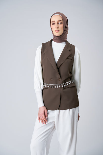 HoodX⁺Plus Curve in Espresso [Korean Chiffon]