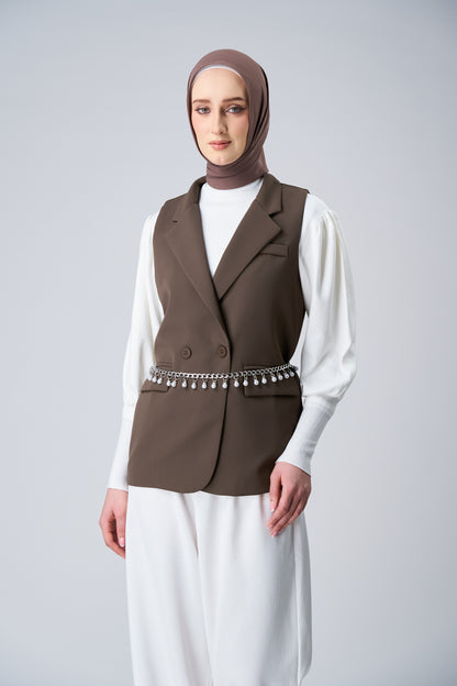 HoodX⁺Plus Curve in Espresso [Korean Chiffon]