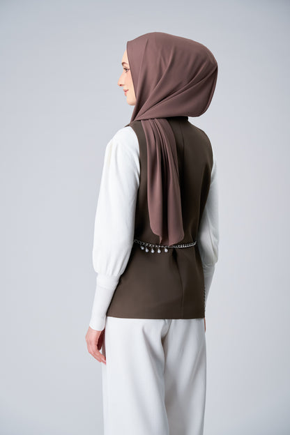 HoodX Curve in Espresso [Korean Chiffon]