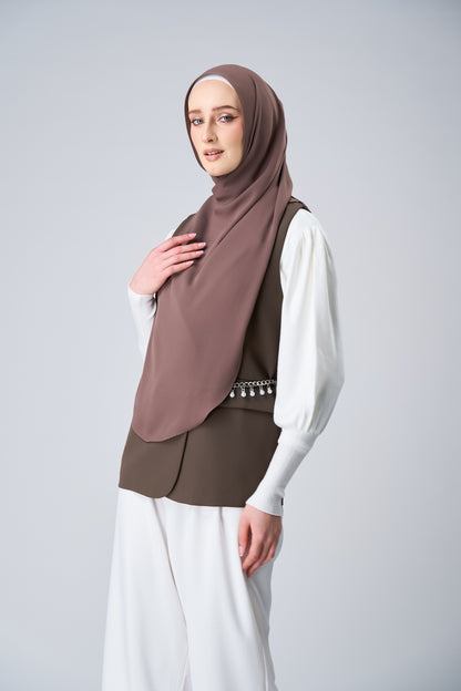 HoodX Curve in Espresso [Korean Chiffon]