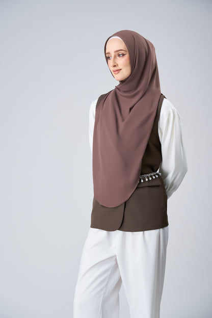 HoodX⁺Plus Curve in Espresso [Korean Chiffon]