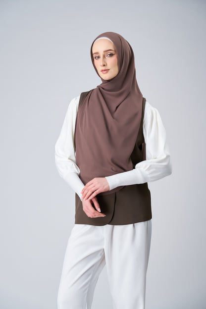 HoodX⁺Plus Curve in Espresso [Korean Chiffon]