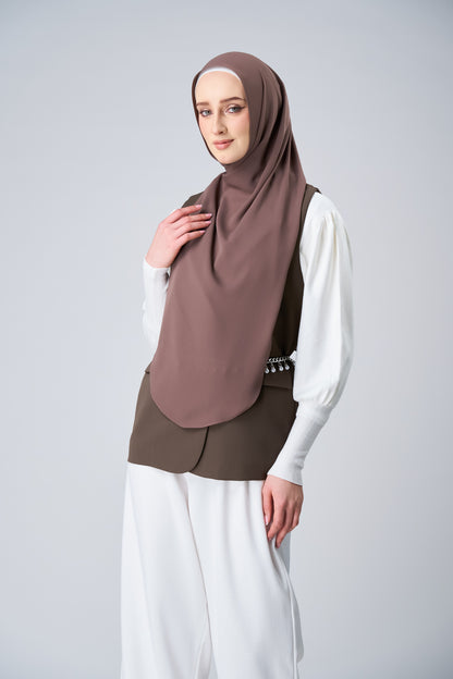 HoodX Curve in Espresso [Korean Chiffon]