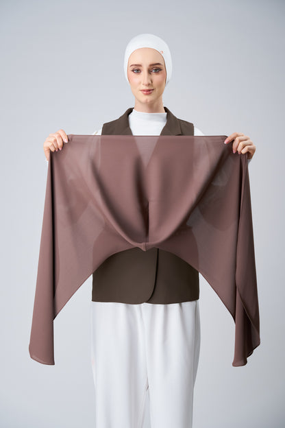 HoodX Curve in Espresso [Korean Chiffon]