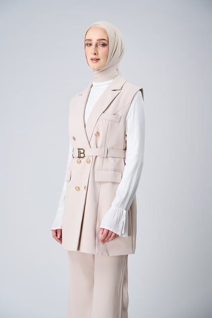 HoodX⁺Plus Curve in Linen Dust [Korean Chiffon]