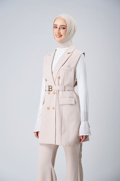 HoodX Curve in Linen Dust [Korean Chiffon]