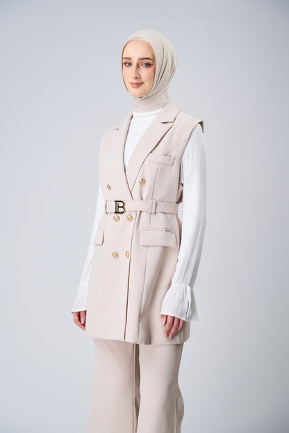 HoodX Curve in Linen Dust [Korean Chiffon]