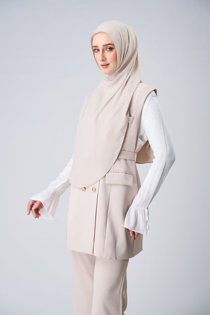 HoodX Curve in Linen Dust [Korean Chiffon]