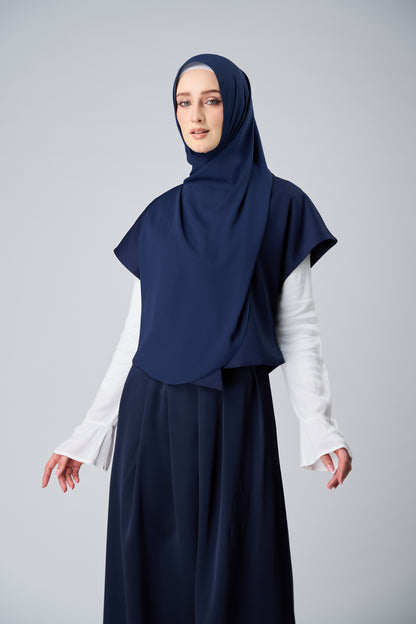 HoodX Curve in Midnight Blue [Korean Chiffon]