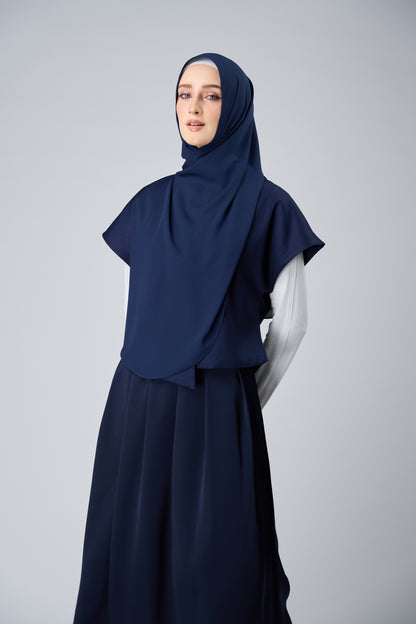 HoodX Curve in Midnight Blue [Korean Chiffon]