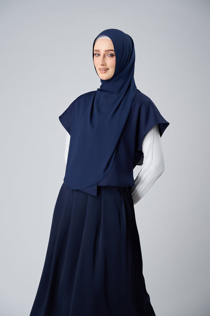 HoodX Curve in Midnight Blue [Korean Chiffon]