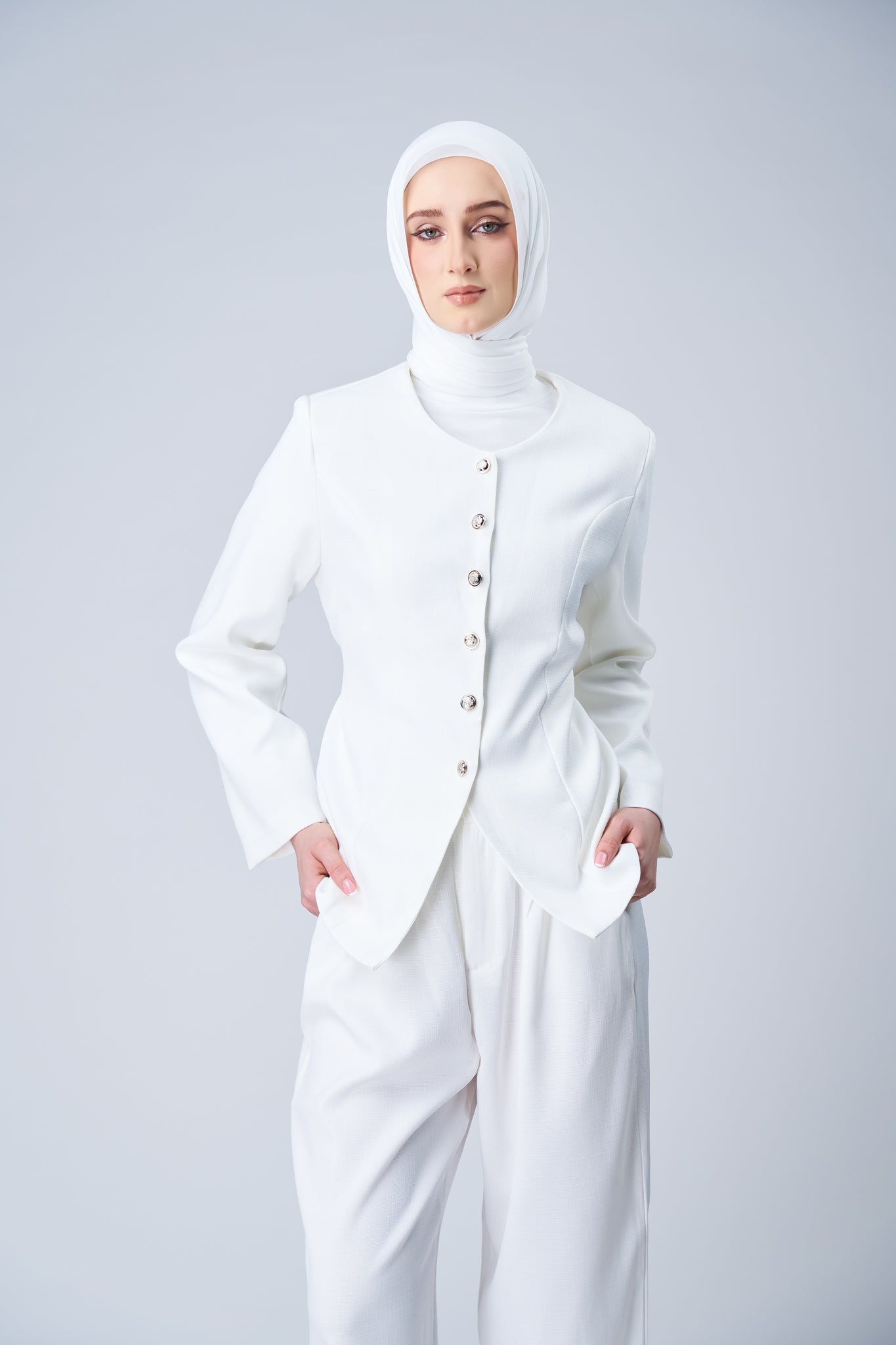 [★New] HoodX Curve in Pearl White