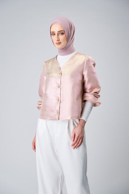 HoodX Curve in Rose [Korean Chiffon]