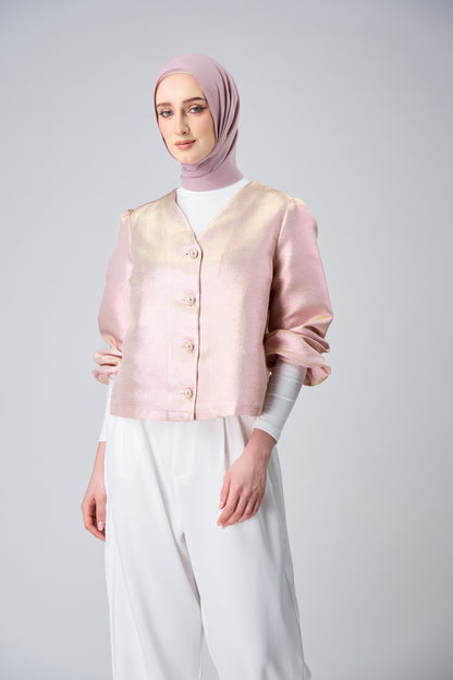 HoodX Curve in Rose [Korean Chiffon]