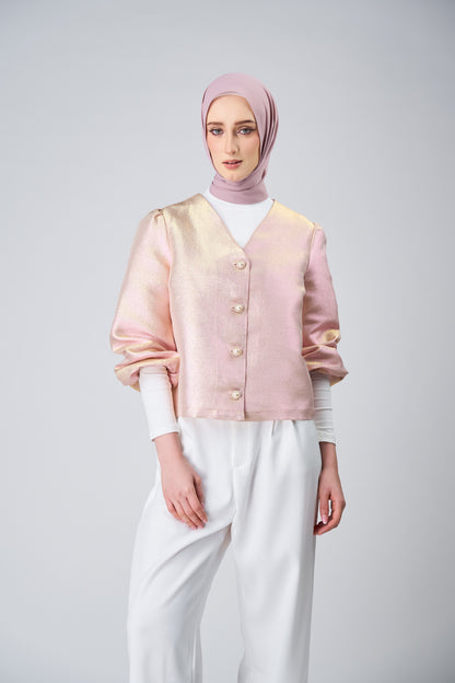 HoodX⁺Plus Curve in Rose [Korean Chiffon]