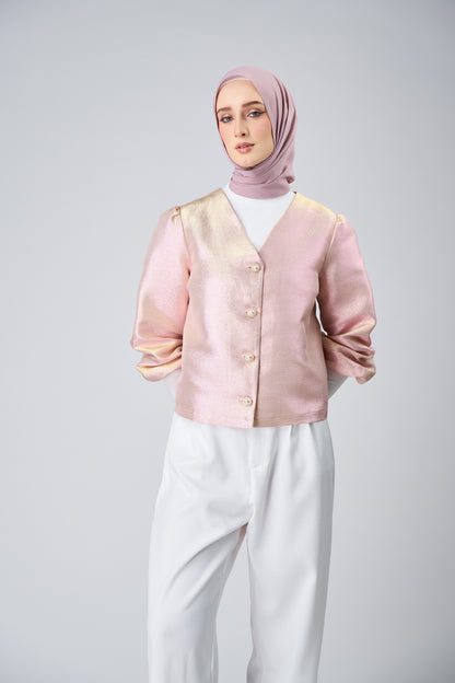 HoodX⁺Plus Curve in Rose [Korean Chiffon]